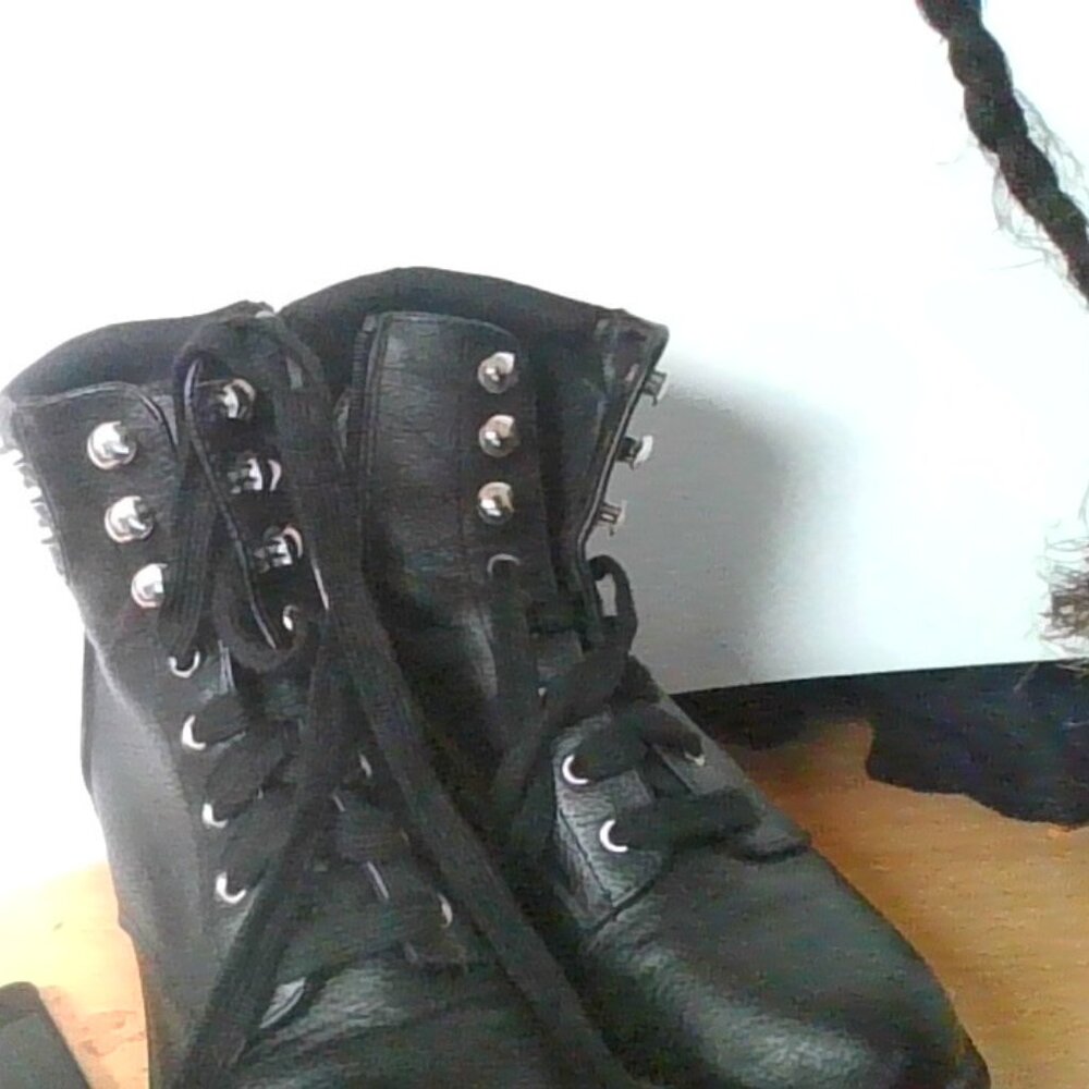Black boots